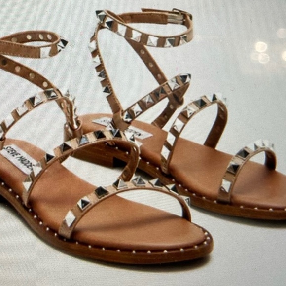 Studded Steve Madden Travel Sandals , Size 6.5 - Picture 1 of 5